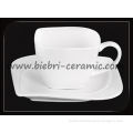 white square ceramic tea cups coffee cups